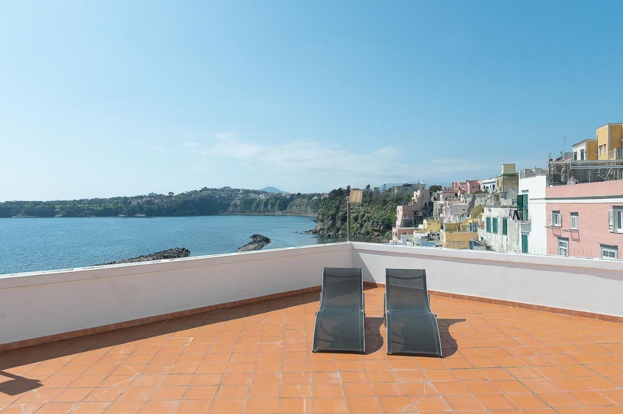 Villa La Procidana House - Corricella Exlusive Terrace Exterior foto